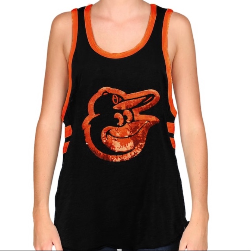 🥳🚨HOST PICK🌈💚💁🏻♀️VS PINK ORIOLES BLING TANK - Picture 1 of 3